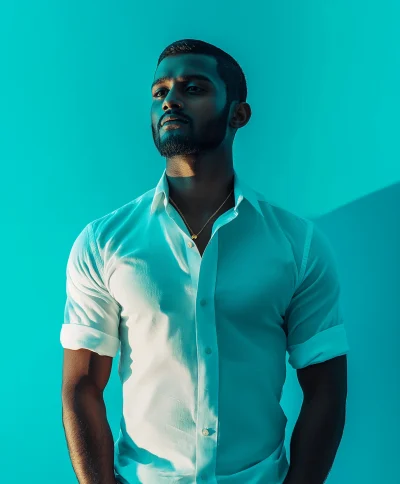 Bangladeshi Male Model in Studio