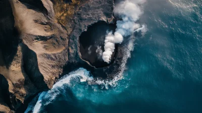 Aerial View of a Landscape