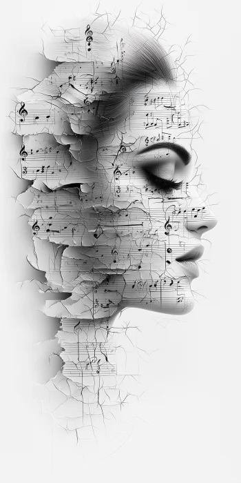 Artistic Music Sheet