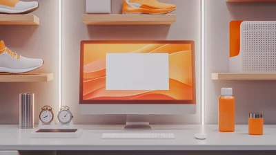 Minimalist iMac Mockup