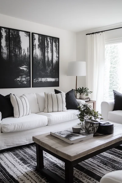 Rustic Forest Living Room