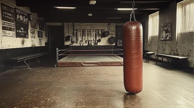 1970s Boxing Gym Interior