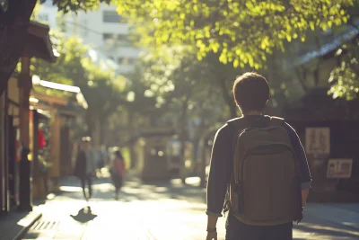 Backpacker in the City