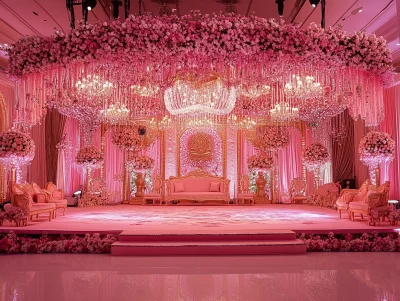 Royal Indian Wedding Stage