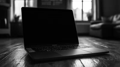 Minimalist Laptop Close-Up