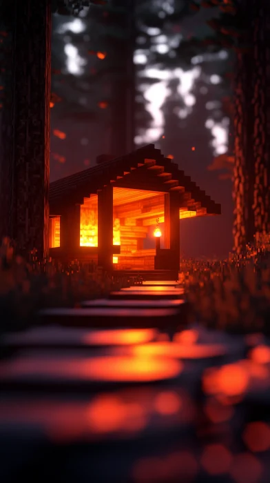 Cozy Minecraft Cabin