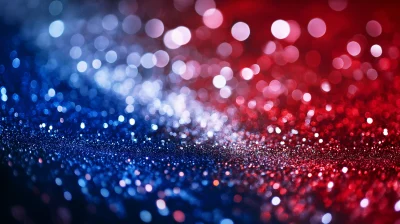 Patriotic Glitter Sparkle Background