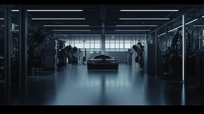 Clean Minimal Car Factory