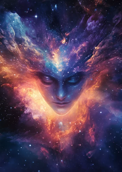 Ethereal Nebula Woman