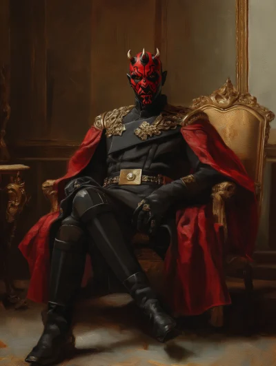 Darth Maul in Opulent Setting