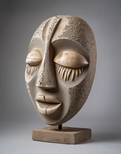 Sculptural Mask Art