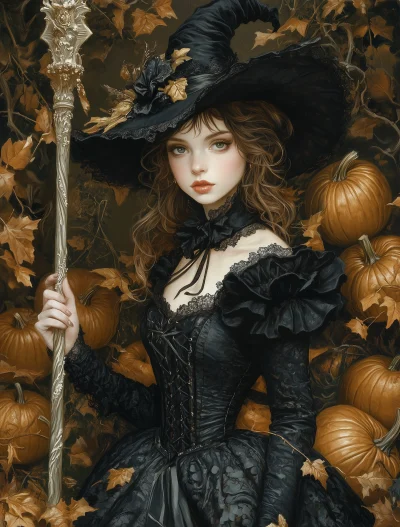 Enchanting Witch Portrait