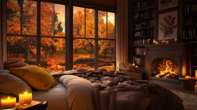 Cozy Autumn Bedroom