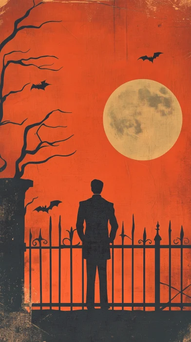 Vintage Halloween Poster