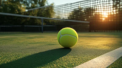 High Resolution Tennis Court