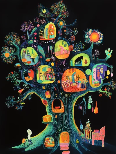 Whimsical Tree Fantasy