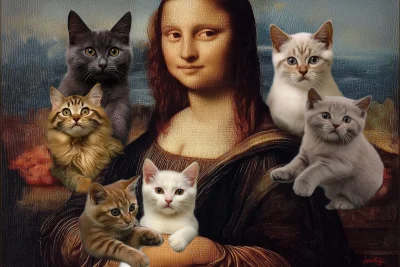 Cats of the Mona Lisa