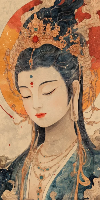 Guanyin Bodhisattva Portrait