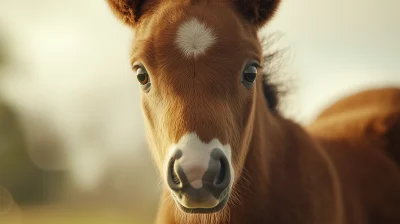 Photorealistic Clydesdale Foal