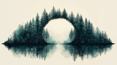 Minimalistic Tree Arch