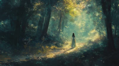 Woman in the Forest