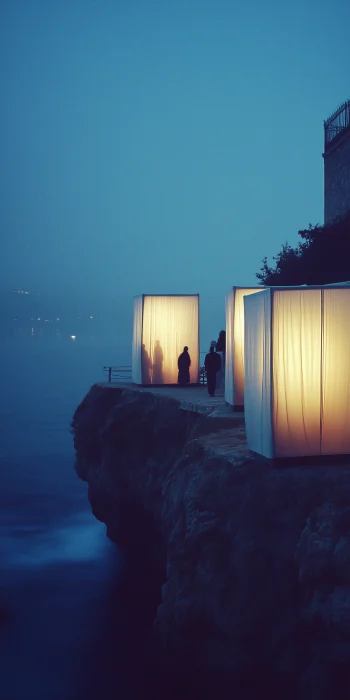 Dreamy Nighttime Installation