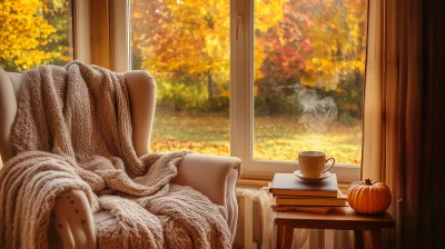 Cozy Autumn Reading Nook