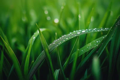 Calming Grass Landscape