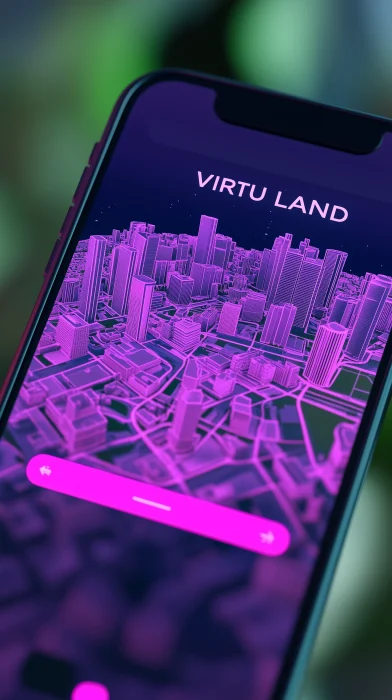 Futuristic Metropolis App Dashboard