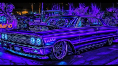 Gothic Cyberpunk Ford Galaxie