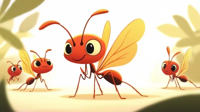 Animated Ant Expressions