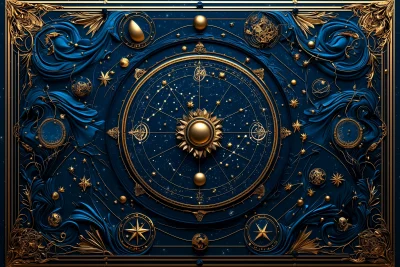 Celestial Map Illustration