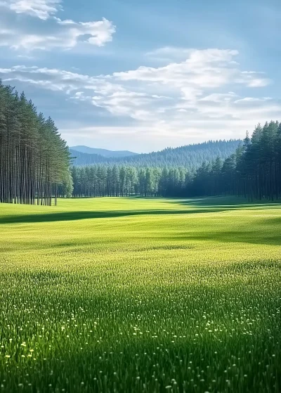 Beautiful Meadow Landscape