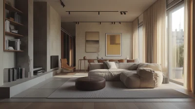 Minimalist Scandinavian Living Room