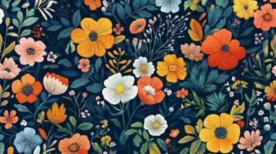 Floral Seamless Pattern