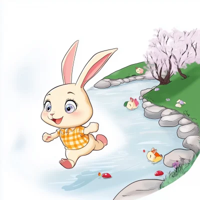 Rabbit by the River