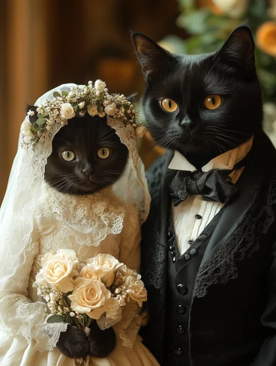 Cats in Formal Attire