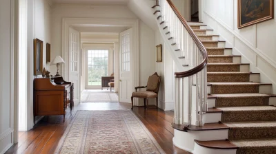 Elegant New England Staircase