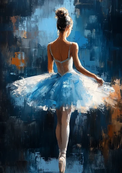 Ballerina in Degas Style