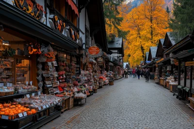 Woodland Market Stalls