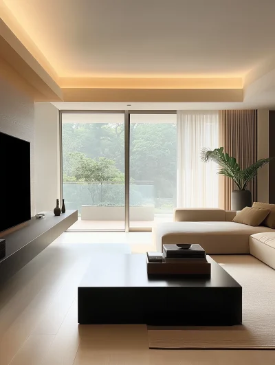 Modern Minimalist Living Room