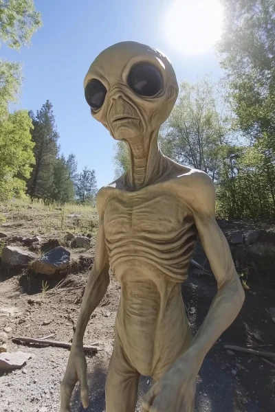 Strange Alien Caught on Camera