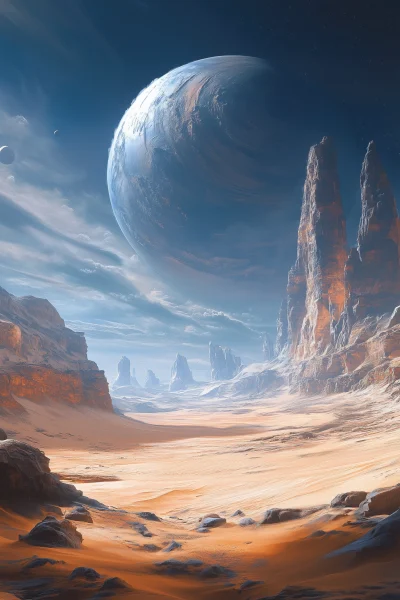 Deserted Planet Landscape