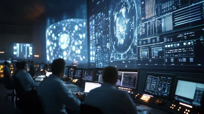 Employees Working in Control Room