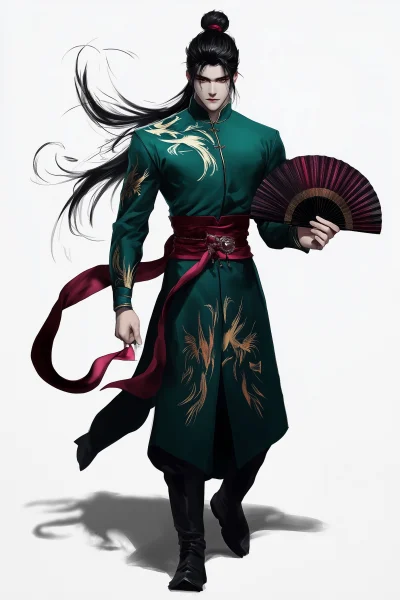 Young Man in Aodai