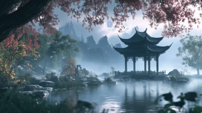 Chinese Garden Landscape