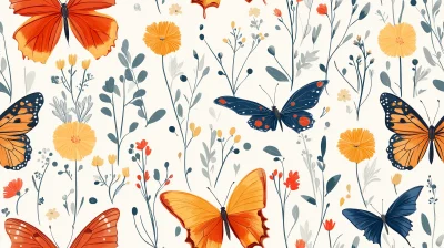 Butterflies in the Garden