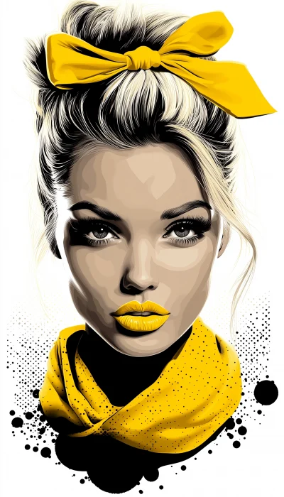 Beautiful Woman Vector Art