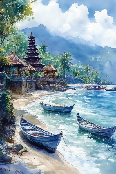 Bali Watercolor