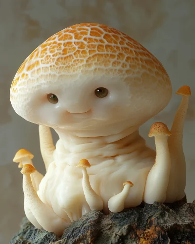 Albino Mushroom